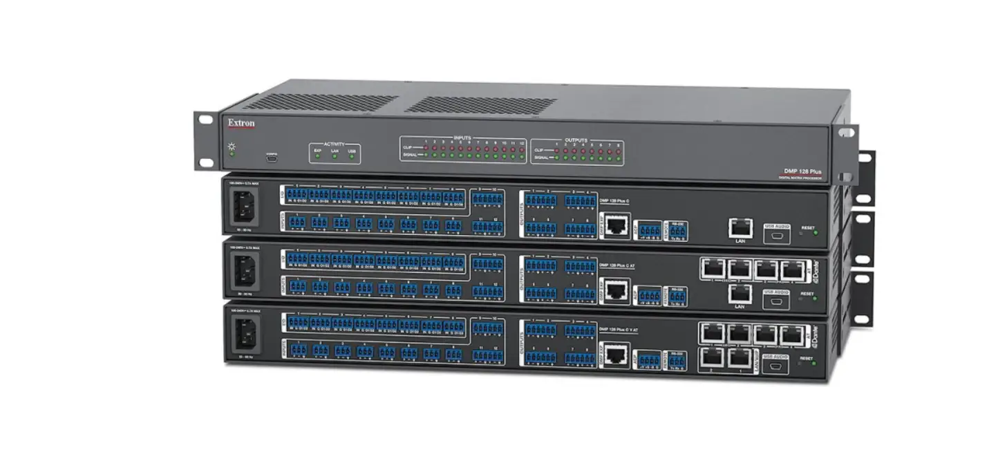 Extron Dmp Plus Series 12x8 Prodsp Digital Matrix Processors User Guide