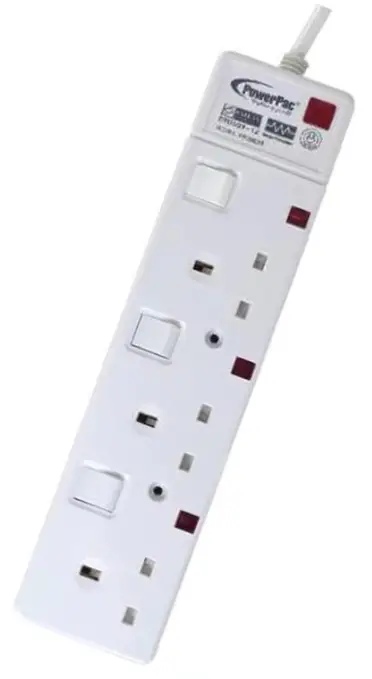 PowerPac PP6883N Safety Extension Socket