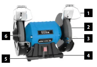 Gude GDS 125-12 Duplex Grinding Machine - 11