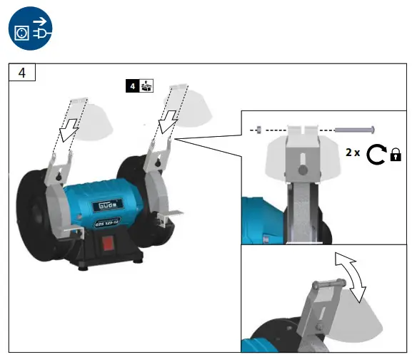 Gude GDS 125-12 Duplex Grinding Machine - 4