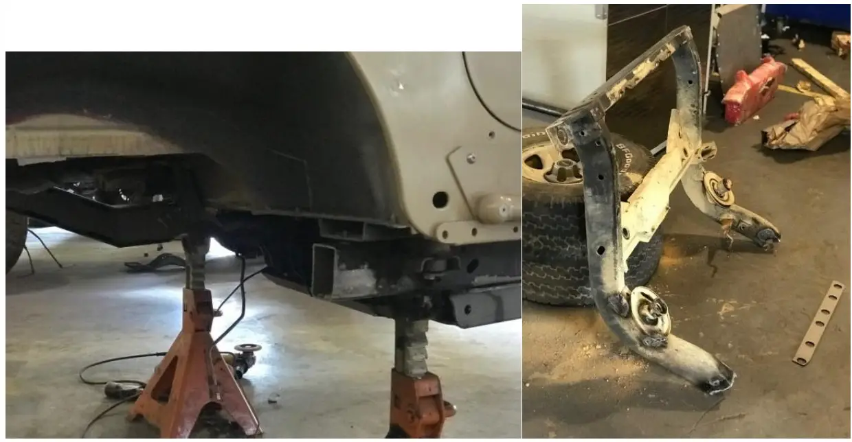 MOTOBILT MB3020 Jeep LJ Back Half Kit - Figure 1