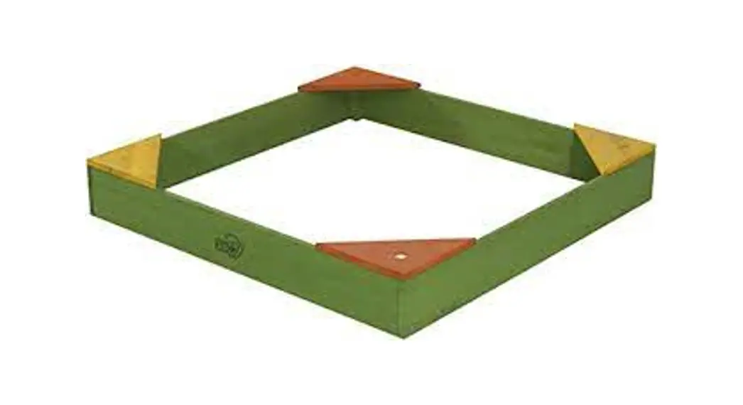 Sunny ‎c052.003.00 Daisy Wooden Sandpit Green Sandbox Instruction Manual