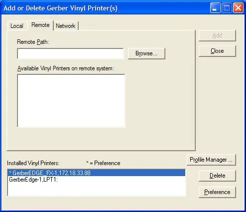 Omega 7.0 Software for the Gerber Printing System - Figure 2