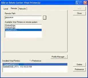 Omega 7.0 Software for the Gerber Printing System - Figure 4