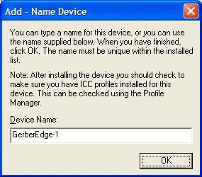 Omega 7.0 Software for the Gerber Printing System - Figure 5