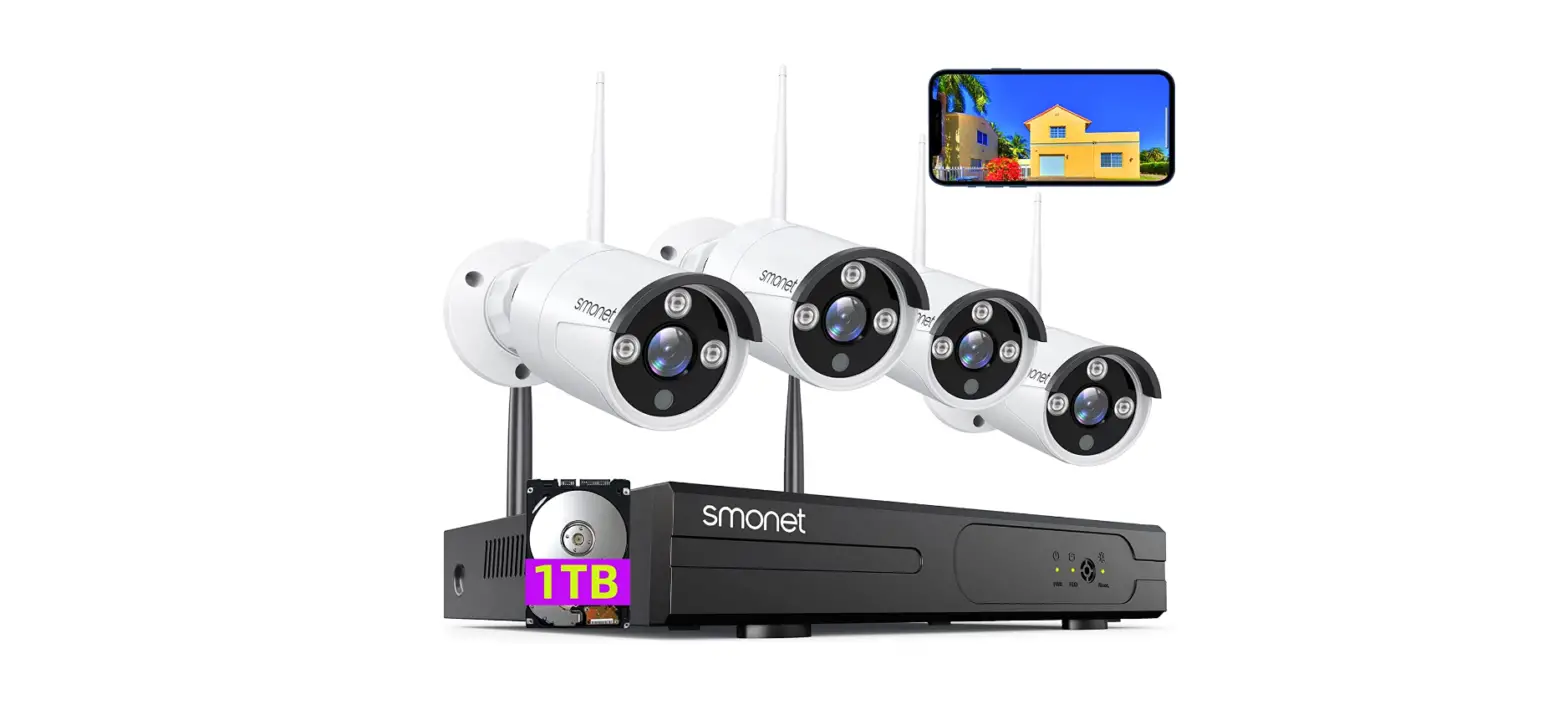 Smonet Smus-w843m1t-xm-a Wifi Security Camera System User Manual