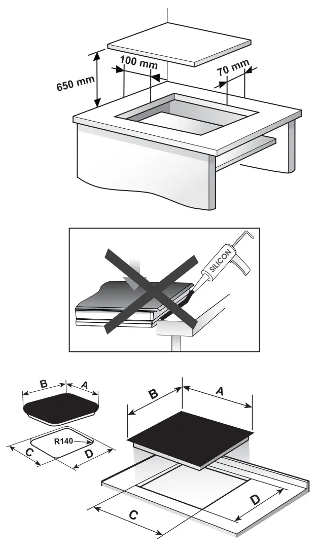 smeg SE264TD1 60cm Touch Control Ceramic Hob - fig 1
