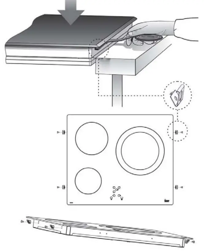 smeg SE264TD1 60cm Touch Control Ceramic Hob - fig 5