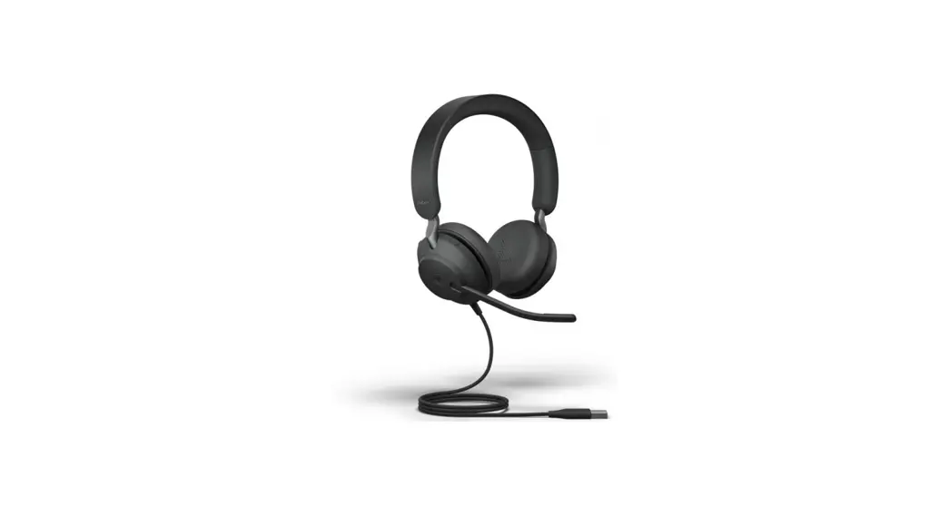 Jabra Evolve2 40 Wired On-ear Headset Instructions
