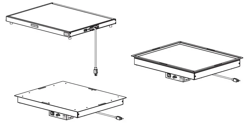 Hatco Grs-72 Glo-ray® Stainless Steel Portable Heated Shelf Installation Guide