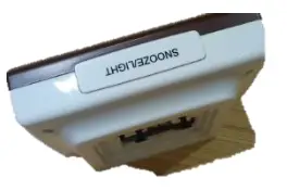 COOPERS OF STORTFORD K871 Easy to Read Silent Glow in the Dark Alarm Clock - Snooze