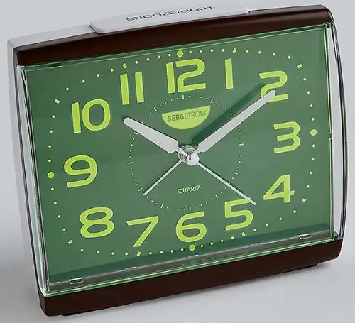 COOPERS OF STORTFORD K871 Easy to Read Silent Glow in the Dark Alarm Clock
