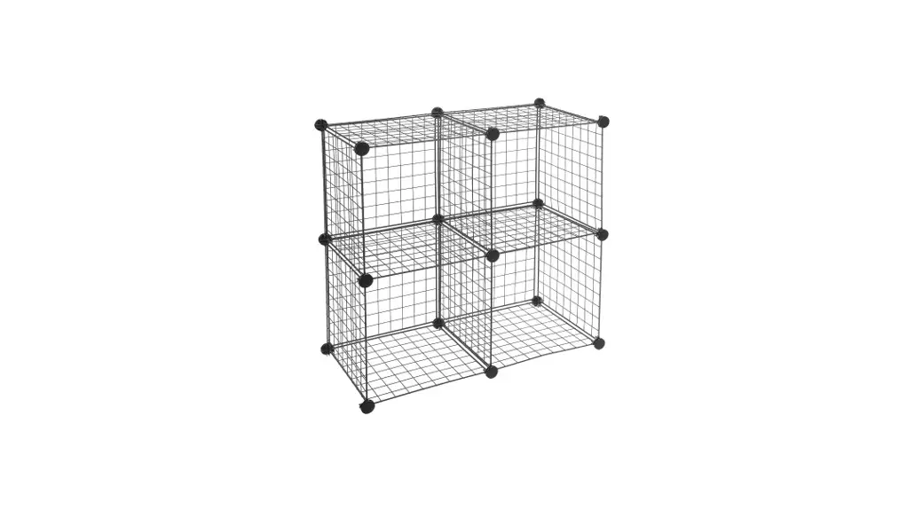 Amazonbasics B0735ckd6r, B0735cjjdm 4 Cube Wire Storage Shelves User Guide