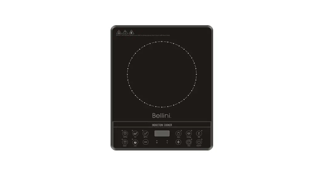 Bellini Bpi2100 Portable Induction Cooker Instruction Manual