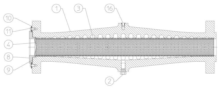 EMERSON Fisher 6060 WhisperTube Modal Attenuator - fig1