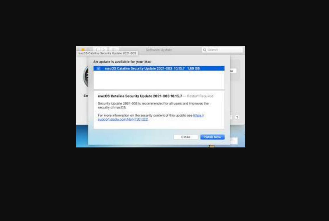 About The Security Content Of Security Update 2021-003 Catalina About The Security Content Of Security Update 2021-003 Catalina