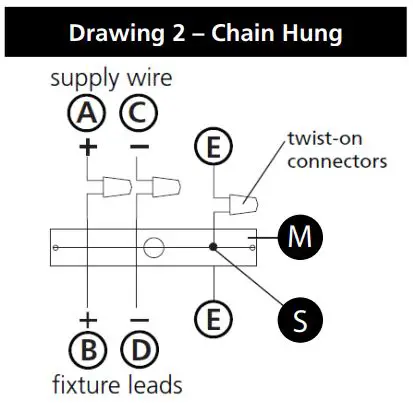 FIG 3 Drawing 2 – Chain Hung