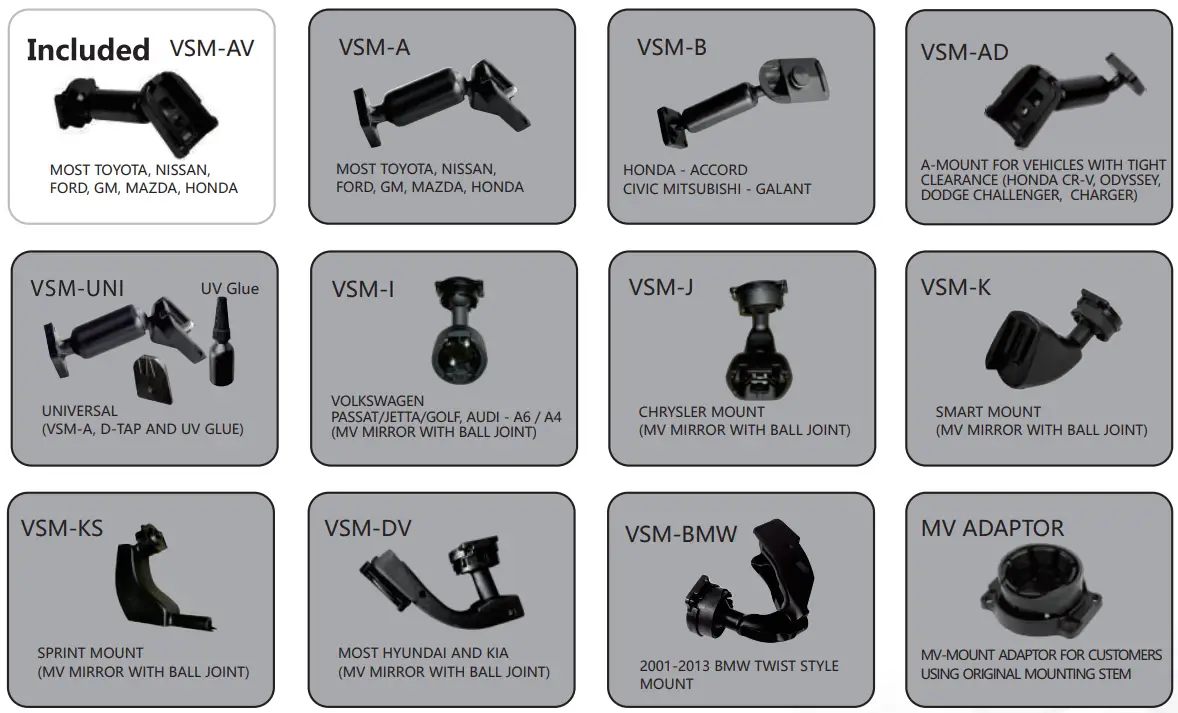 RYDEEN MD4BT HDMI Smart Rearview Mirror - fig 19