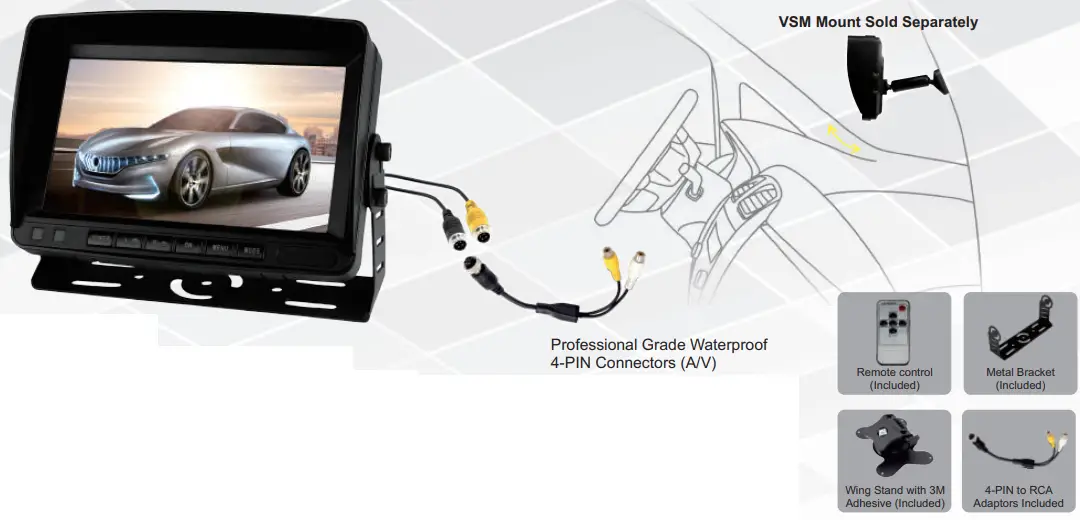 RYDEEN MD4BT HDMI Smart Rearview Mirror - fig 27