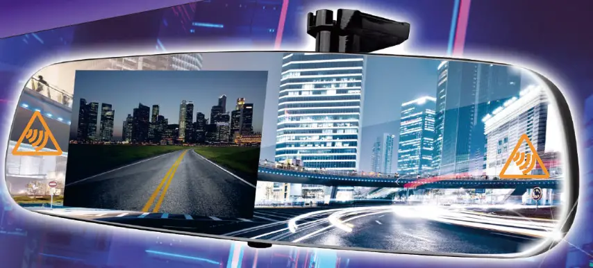 RYDEEN MD4BT HDMI Smart Rearview Mirror