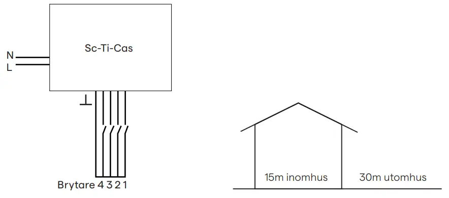 E13 607 98 Vadsbox Booking - Brytare