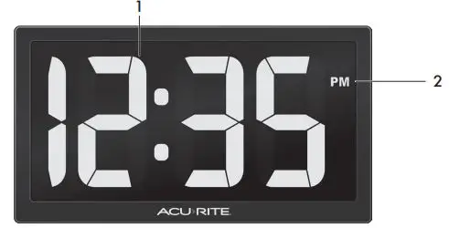 ACURITE 75099 Digital Clock Instruction Manual - Product Overview