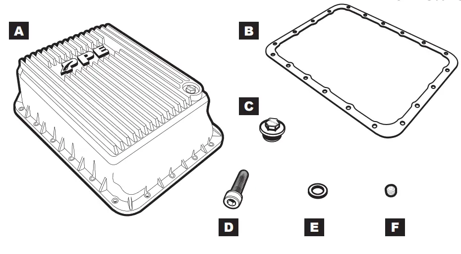 PPE 228053200 Heavy Duty Cast Aluminum Deep Transmission Pan-fig1