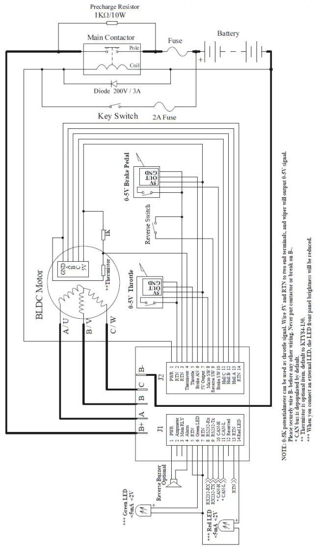 Wiring of BLDC Motor Controller