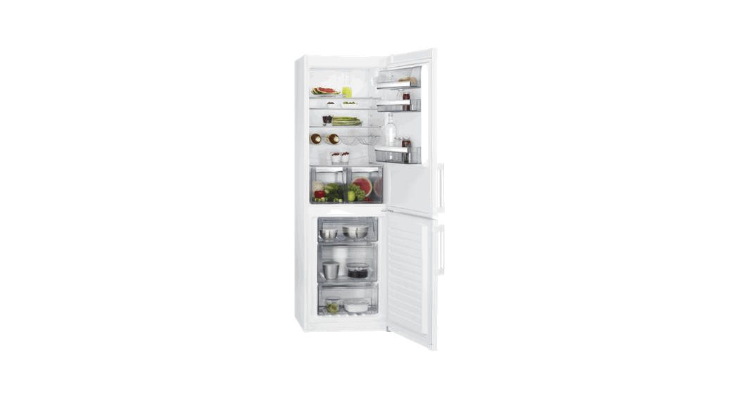 Aeg Rcb633e6nw Twintech No Frost Fridge-freezer User Manual