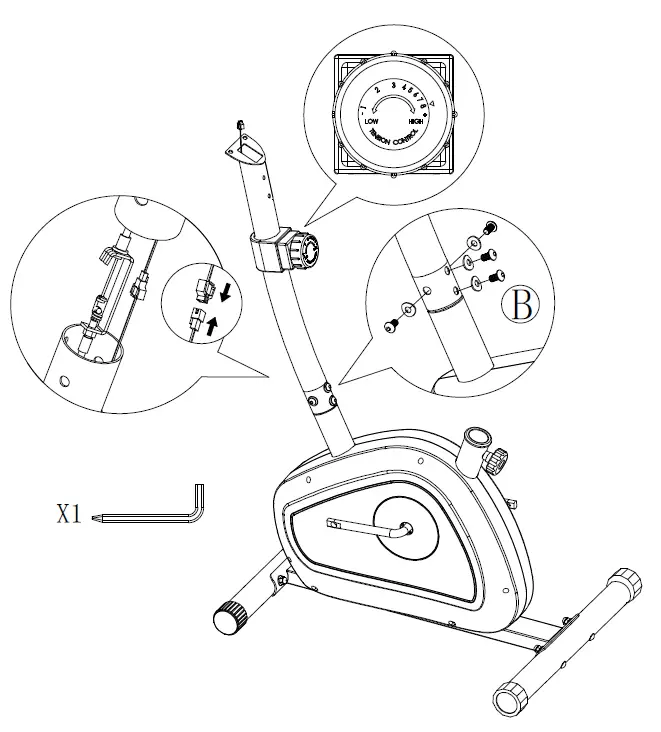 ROWEREK MK-B002 43238552 Magnetic Bike 5