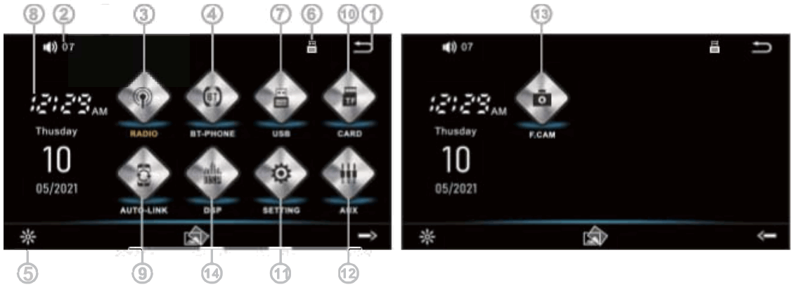 NUNOO N1705 Car Multimedia Player - fig 3