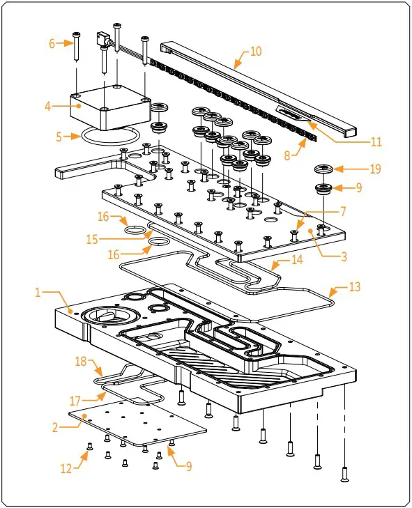 EKWB EK Quantum Reflection2 Torrent DDC 42 PWM D RGB Plexi - PRODUCT PARTS