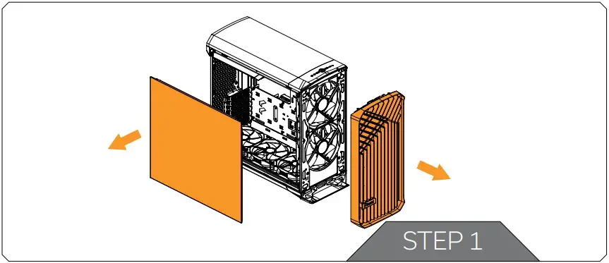 EKWB EK Quantum Reflection2 Torrent DDC 42 PWM D RGB Plexi - TORRENT CHASSIS 1
