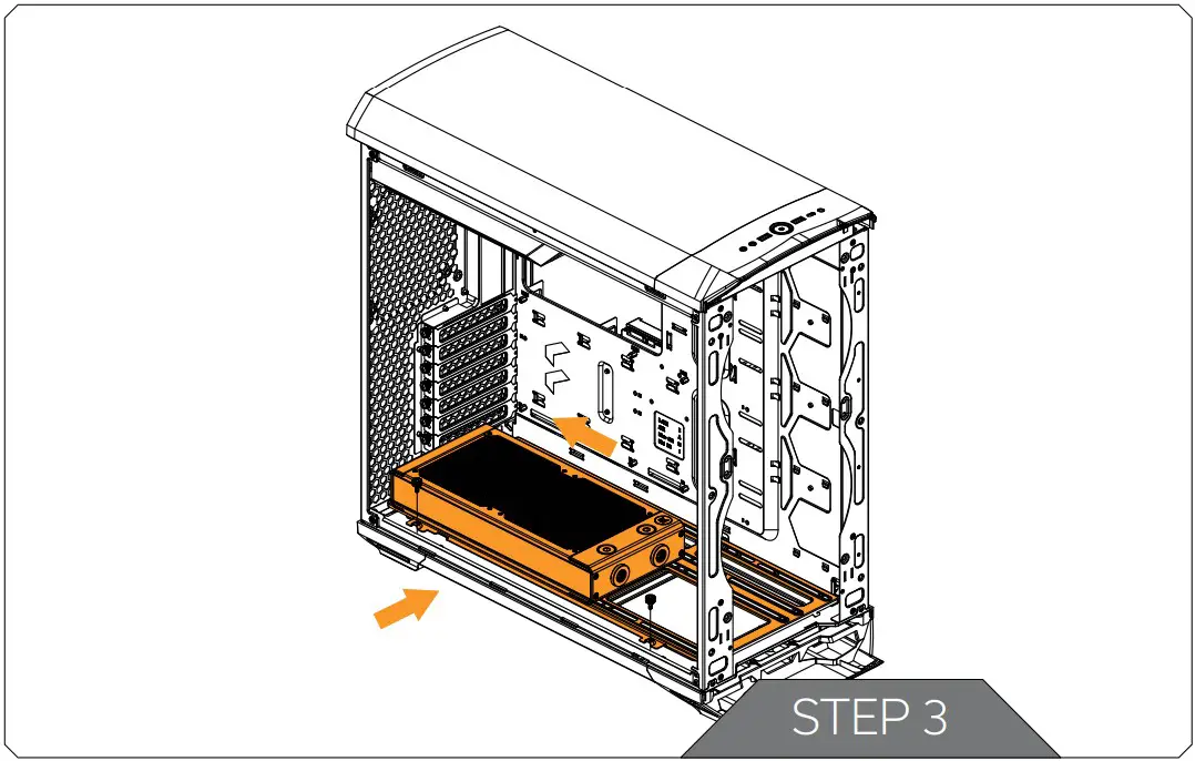 EKWB EK Quantum Reflection2 Torrent DDC 42 PWM D RGB Plexi - TORRENT CHASSIS 6
