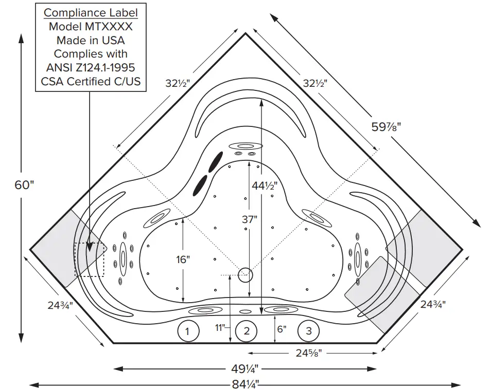 mti 36 Cayman 4 Tub - fig 1