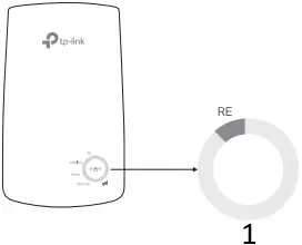 tp-link TL-WA850RE 300Mbps Universal WiFi Range Extender A4