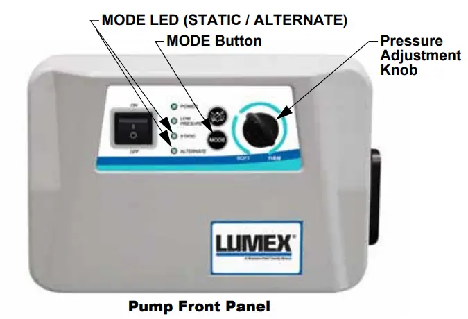 LUMEX LS200 Alternating Pressure Low Air Loss Mattress System - General Operation 1