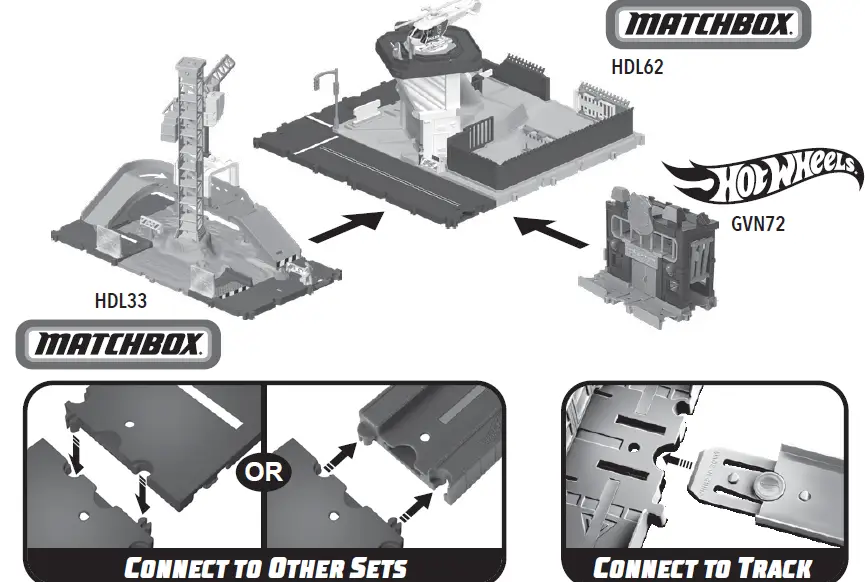MATCHBOX-HDL62-Action-Drivers-Police-Station-Dispatch-Playset-9