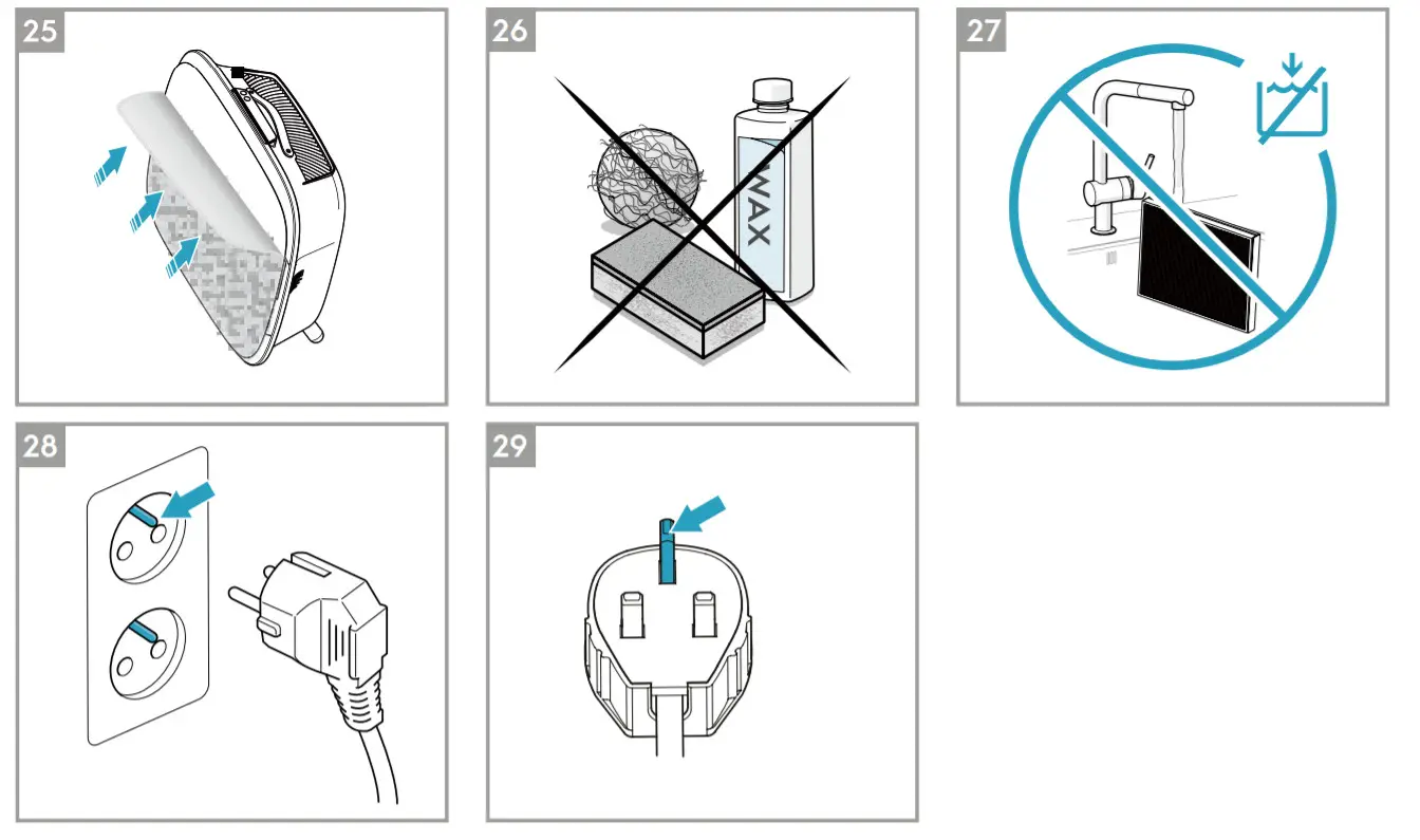 Electrolux WA51-304 Series Luftreiniger -25