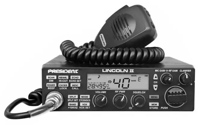 PRESIDENT Lincoln II Ham Radio Owner's-