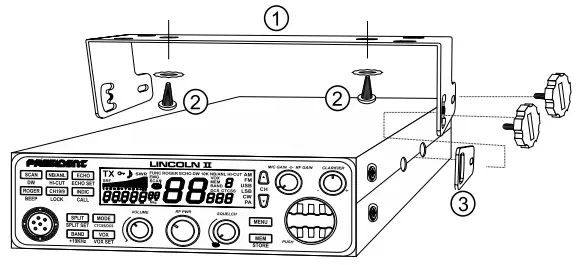 PRESIDENT Lincoln II Ham Radio Owner's-INSTALLATION