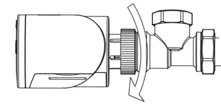 EVERSPRING AC201 Thermostatic Radiator Valve-Mounting