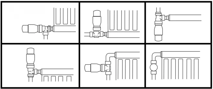 EVERSPRING AC201 Thermostatic Radiator Valve-various orientation