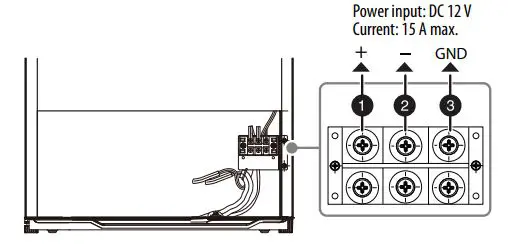 INSIGNIA Compact Refrigerator NS-CF12V17BK1 User Guide - Locate the power supply connection terminal block on the right side of the compressor compartment