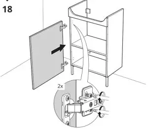 IKEA NYSJÖN Sink Cabinet 18