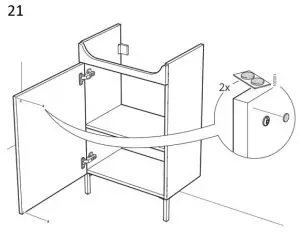 IKEA NYSJÖN Sink Cabinet-21