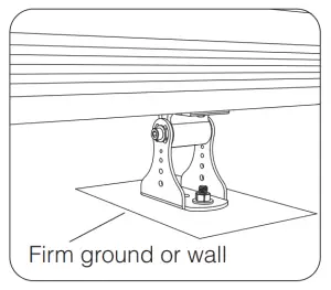 MIBOXER D4 W72 LED Wall Washer Light DMX512&RDM - Diagram1
