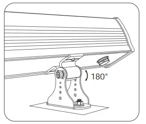 MIBOXER D4 W72 LED Wall Washer Light DMX512&RDM - Diagram3