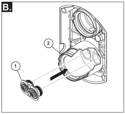 DELTA T27T967 MultiChoice Valve Trim with Diverter- B