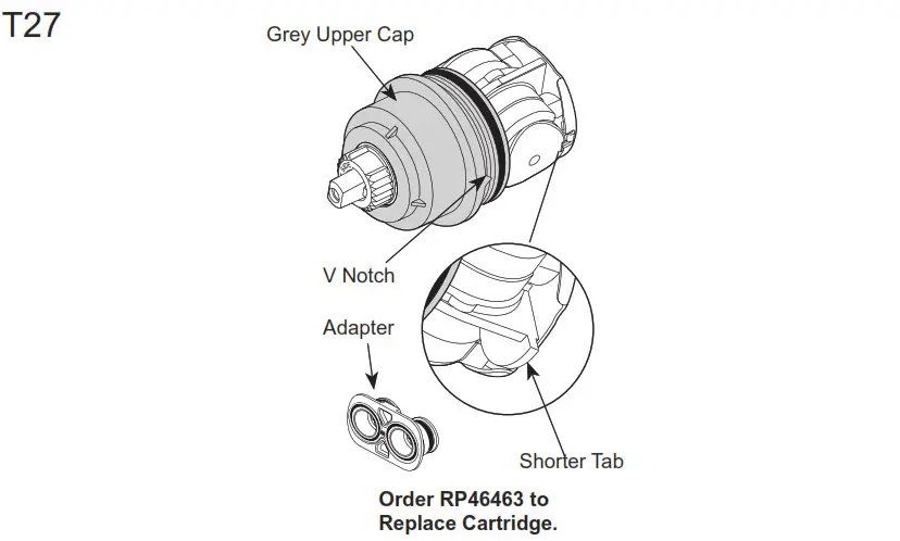 DELTA T27T967 MultiChoice Valve Trim with Diverter- Summary Reference Sheet